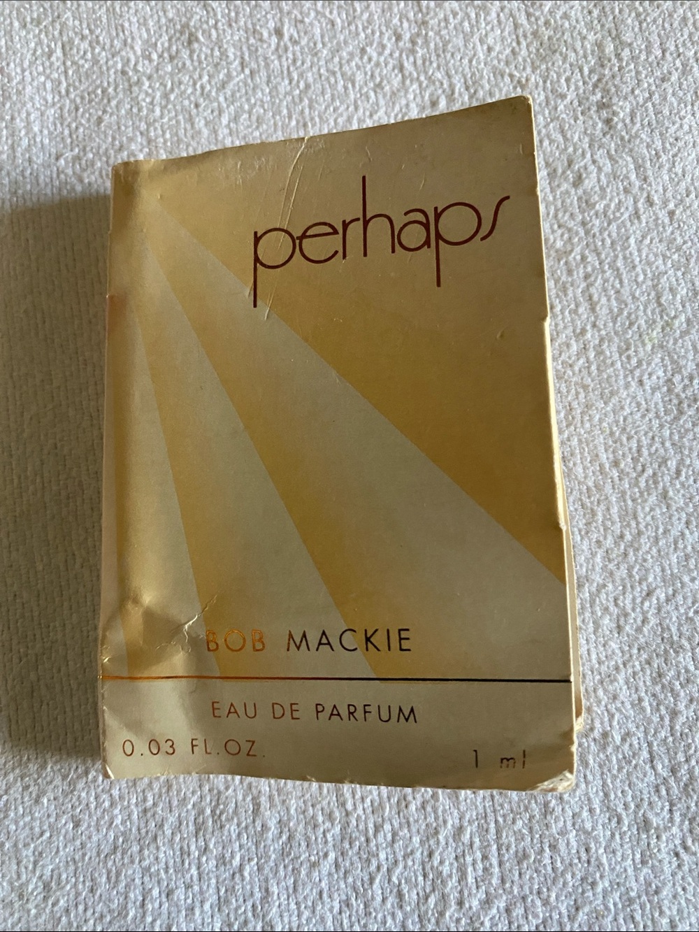 Bob Mackie Perhaps Perfume - .03oz travel vial.